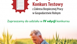 IV edycja Ogólnopolskiego Konkursu Testowego z zakresu Bezpiecznej Pracy w Gospodarstwie Rolnym 