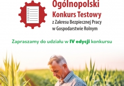 IV edycja Ogólnopolskiego Konkursu Testowego z zakresu Bezpiecznej Pracy w Gospodarstwie Rolnym 